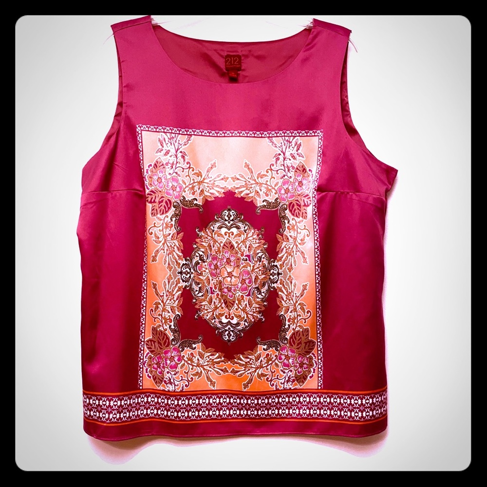 212 Collection Floral Tank Blouse